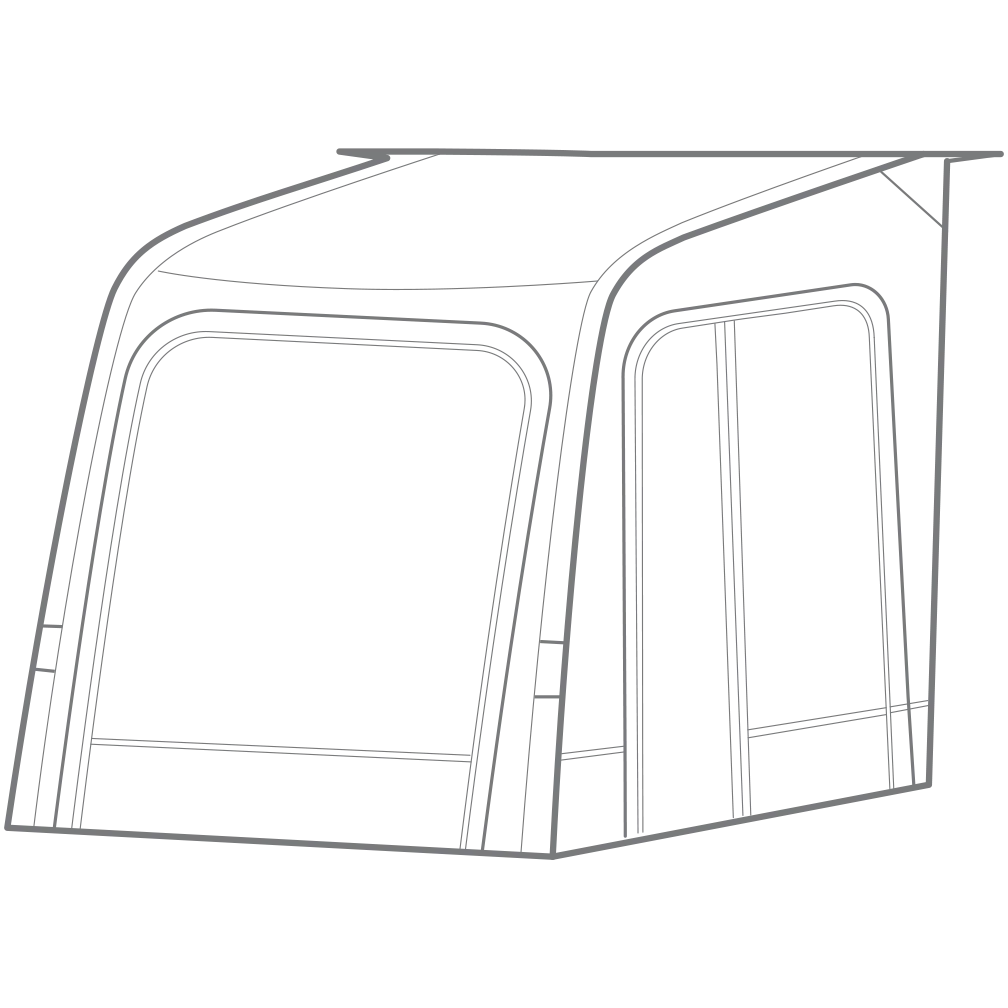 Westfield Vega 2.0 200 Premium Caravan Air Porch Awning (235 - 260cm) - Image 9