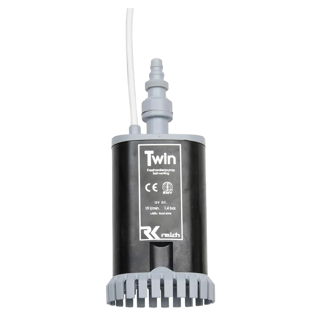 Reich 19L Twin Submersible Water Pump With Non Return Valve