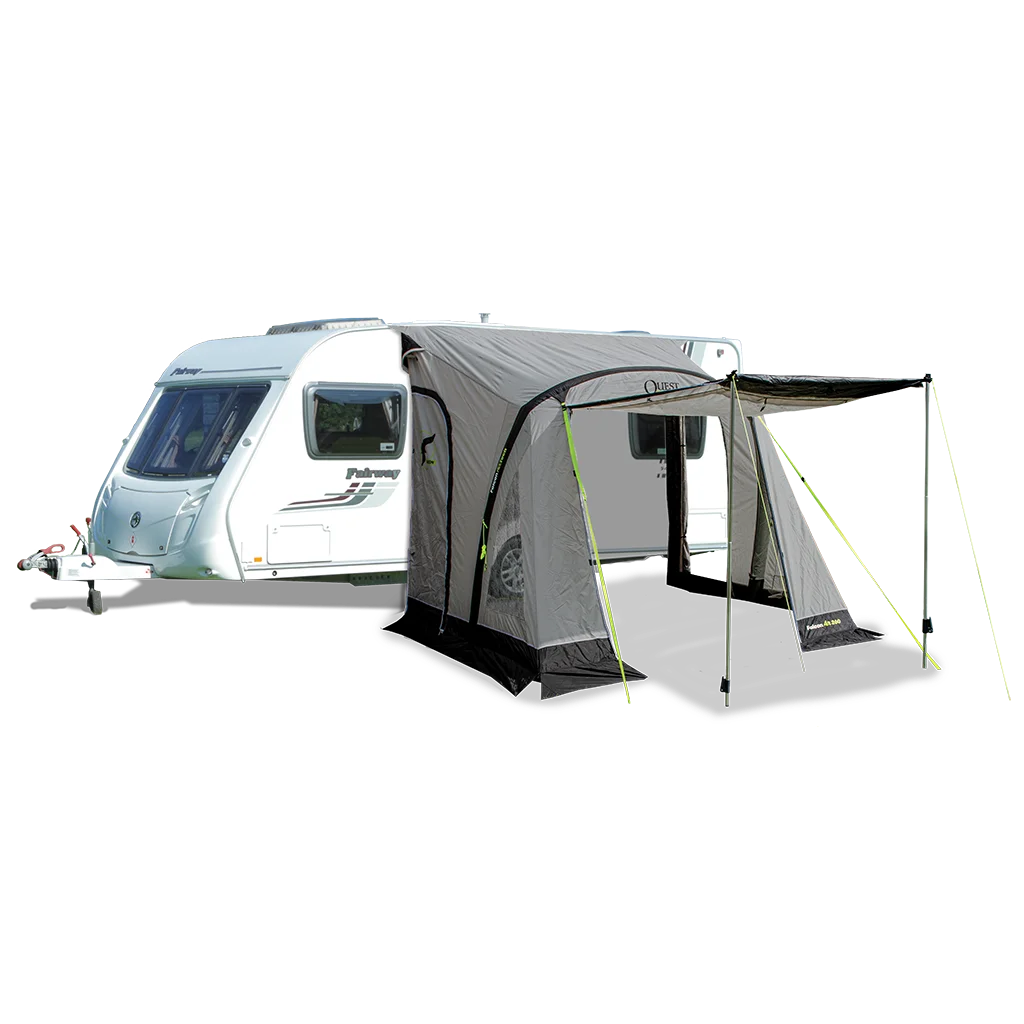 Quest Falcon Pro 260 Air Porch Awning - Mid Grey - Image 2