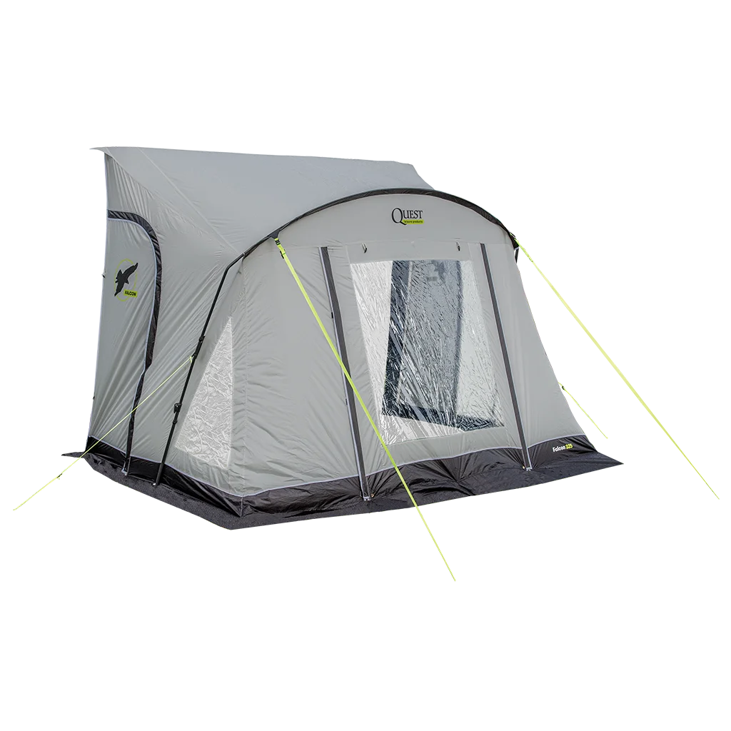 Quest Falcon Pro 325 Poled Porch Awning - Mid Grey - Image 11