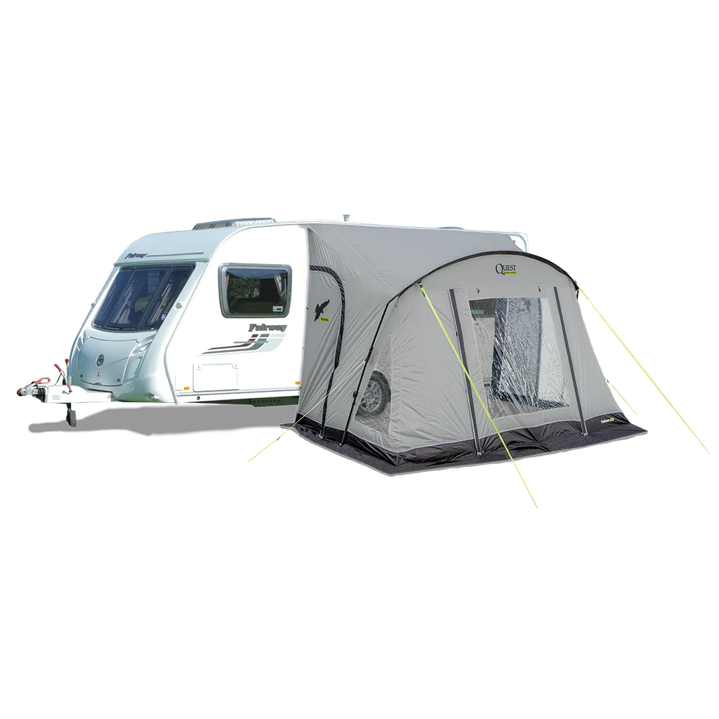 Quest Falcon Pro 325 Poled Porch Awning - Mid Grey - Image 2