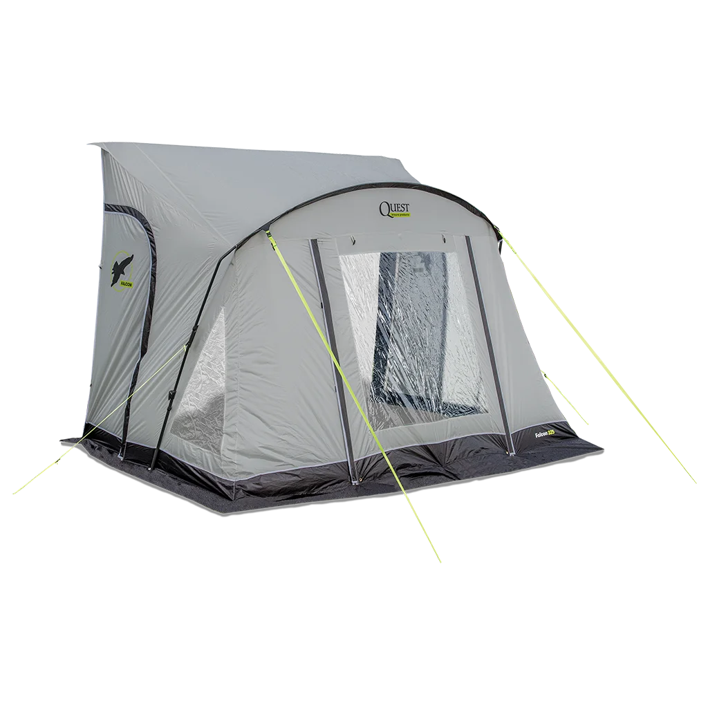 Quest Falcon Pro 325 Poled Porch Awning - Mid Grey - Image 10