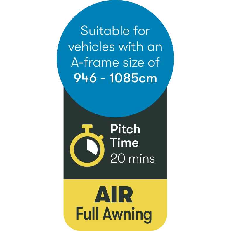 Westfield Galaxy 2 Air Full Awning (981cm - 1015 : Size 9 : M) - Image 10