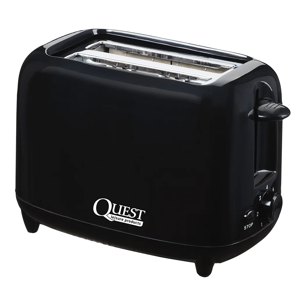Quest Scotsman 2 Slice Toaster - Black - Image 2