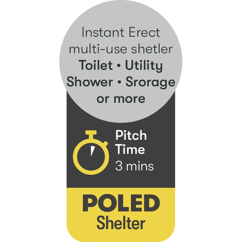 Quest Instant Utility & Toilet Tent - Grey - Image 10
