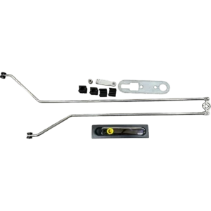 Hartal 3 Point Gas Lock Set Grey with Chrome Handle