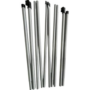 Quest Falcon Steel Rear Upright Poles (Pair of) extends 170cm -260cm