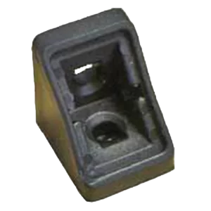 Fawo Black Furniture Fixing 2 Hole Pack of 10