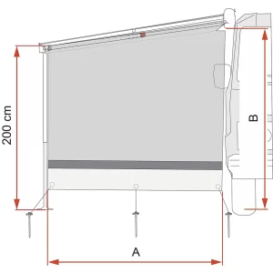 Fiamma Sun View Side Caravanstore/F35