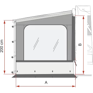 Fiamma Side W Pro Van F43 (270) EXT.200