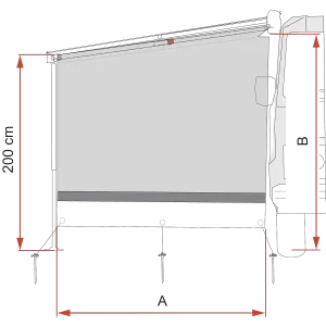 Fiamma Sun View Side Van F45