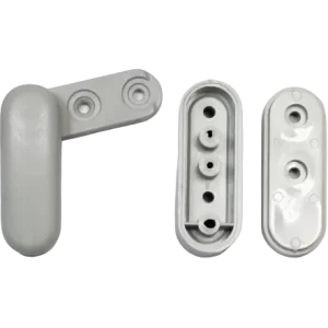 Remis Shower Door Turning Lock Light Grey