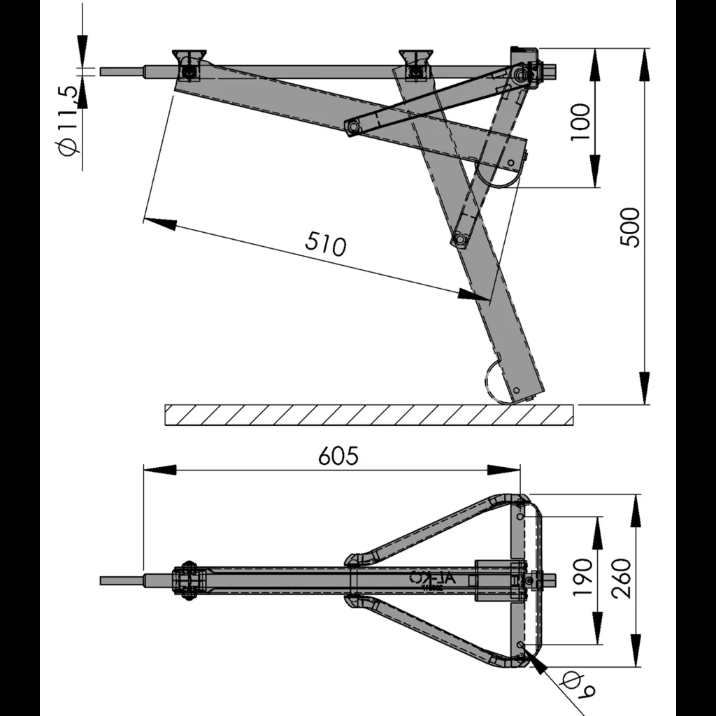 AL-KO Long Corner steady - Image 2