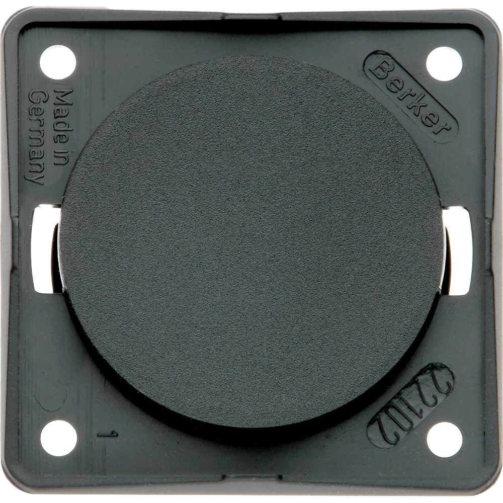 W4 Berker Blanking Plate - Anthracite