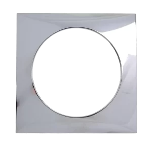 W4 Berker Flow Single Frame - Gloss Chrome