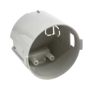 W4 Berker Single Backing Box - White