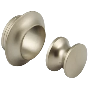 Hafele Matt Nickle 13mm Push Button Including Rosette (order in multiples of 100)