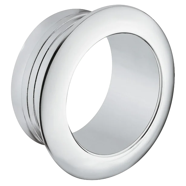 Hafele Small Rossette 25mm Chrome (order in multiples of 100)