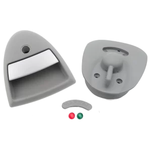 Hartal Triangle Right Hand Complete Lock, Grey, suits West Alloy