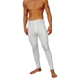 Heat Machine Men's Thermal Long Johns Mixed Sizes - White