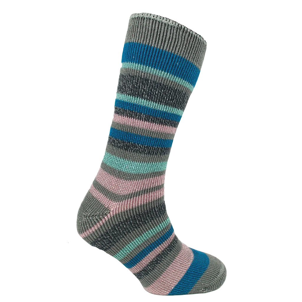 Heat Machine Ladies Tog 2.3 Thermal Socks Size 4-8 - Stripe - Image 4