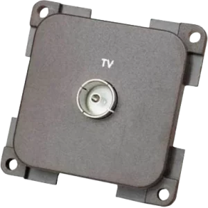 CBE Grey TV Aerial Socket (Retail Packed)