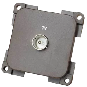 CBE Grey TV Aerial Socket