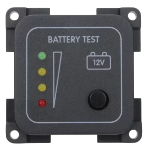 CBE Grey Battery Test Panel with LED