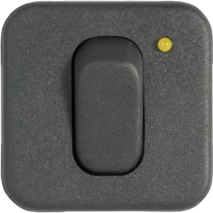 CBE Grey Single Switch with LED Retail Packed