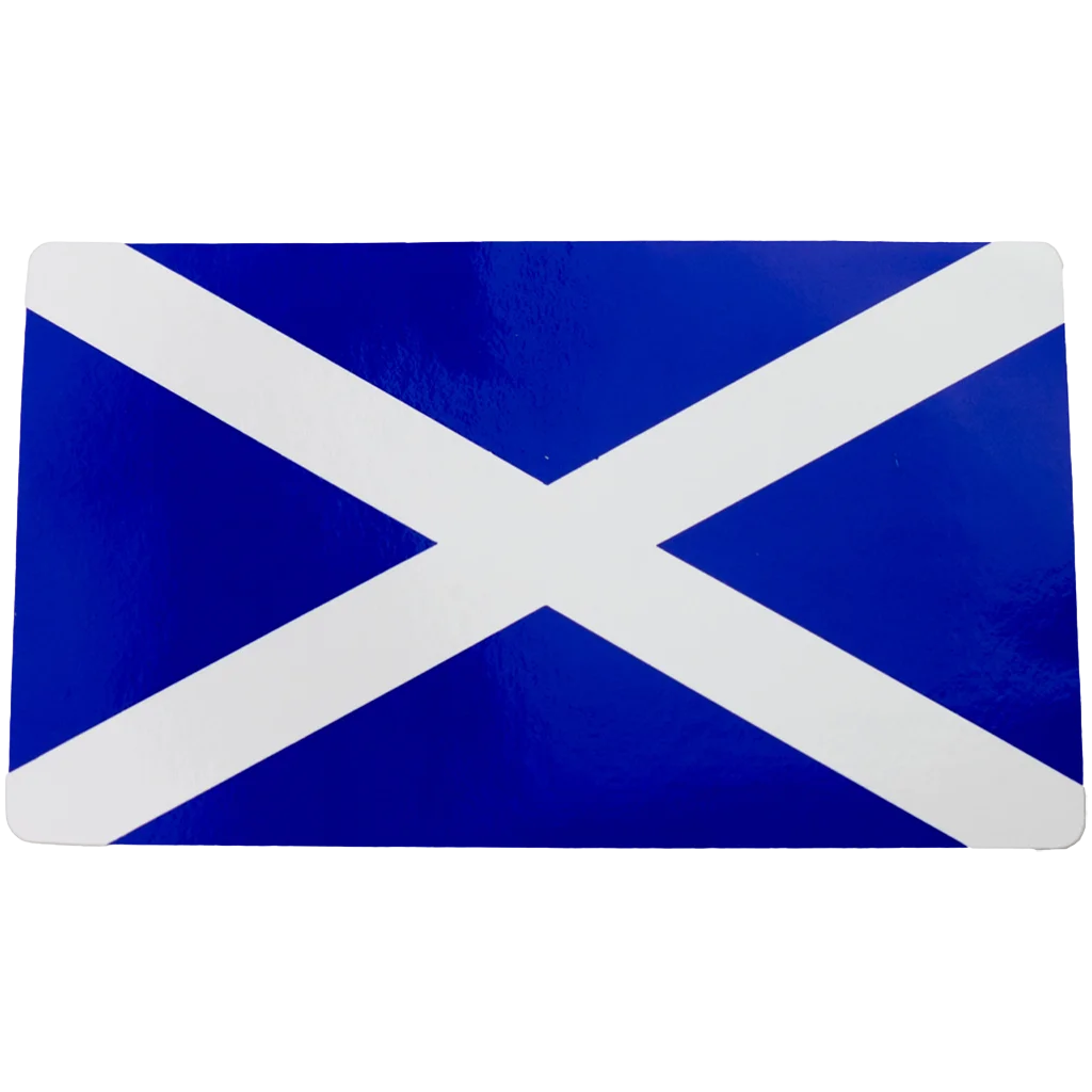 W4 Rectangle Scotland Flag Sticker