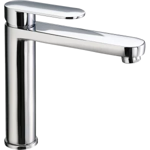 Reich Linnea L Kitchen Tap Chrome with 25cm Flexi hose rigid fittings
