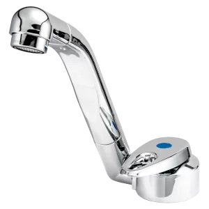 Samba Cold Water tap with 25cm flexi hose with barbed ends & 33mm hole size
