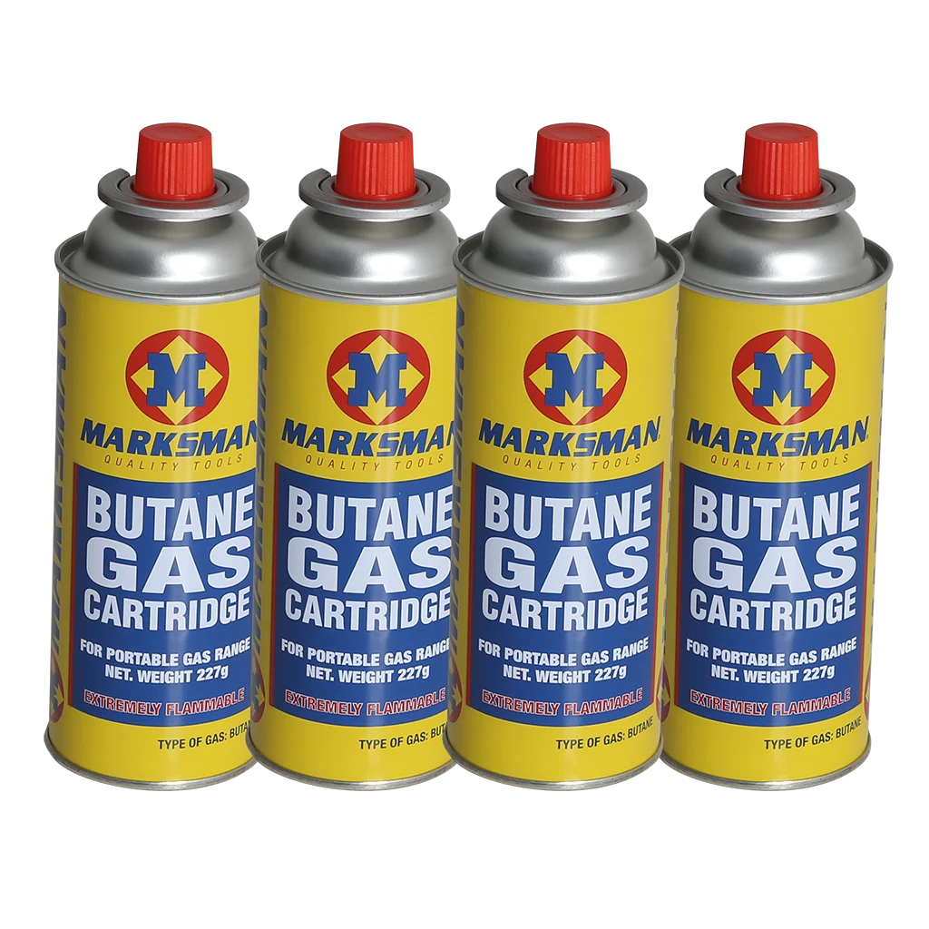 Butane Gas Cartridges (4 pack)