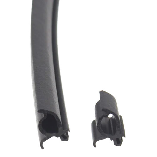 Hartal Rubber Door Seal - Black (order in multiples of 10m)