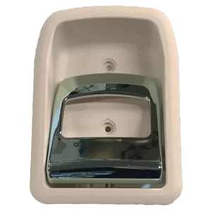 Hartal Inner Door Handle, Mocca with Chrome Handle