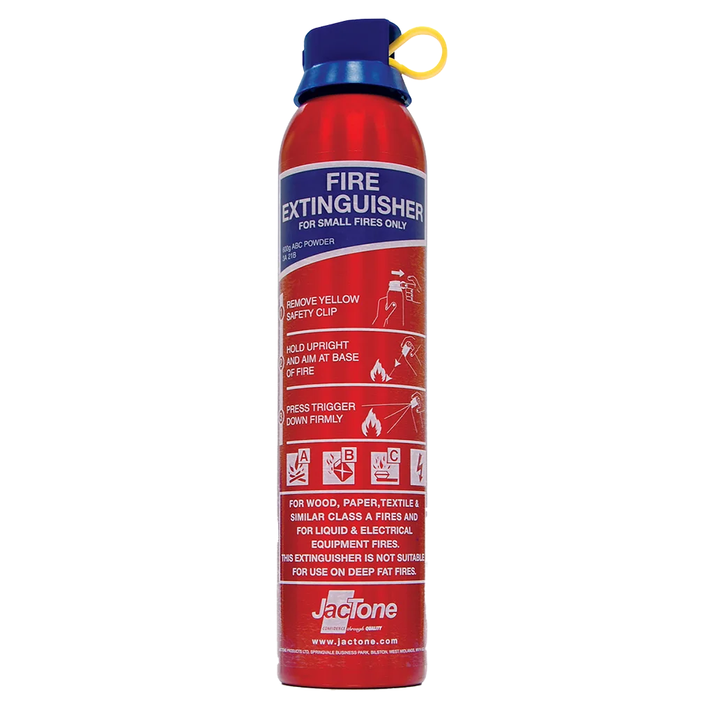 Jactone 600g ABC Powder Red Aerosol Fire Extinguisher
