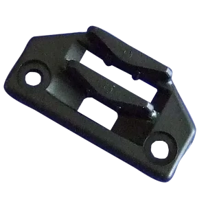 Polyplastic Wide Black stay/catch lockplate