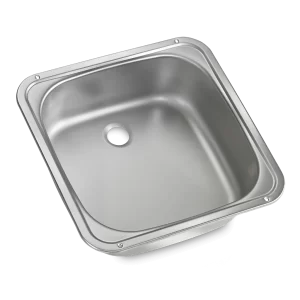 VA910 Square Sink inc Seal, Drain - No tap hole
