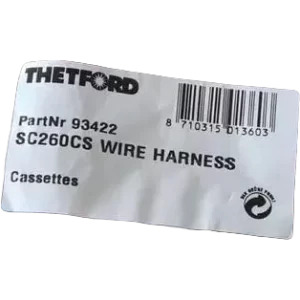 Thetford Wiring Harness for SC260CS Toilet