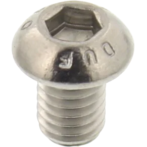 Hartal Lens Head Screw ISO 7380 M6x9 Nirosta (order multiples of 100)