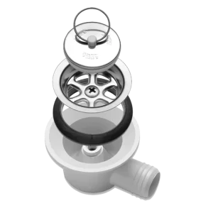 Dometic SMEV AC530 Siphon Angled Waste Fitting 25mm dia