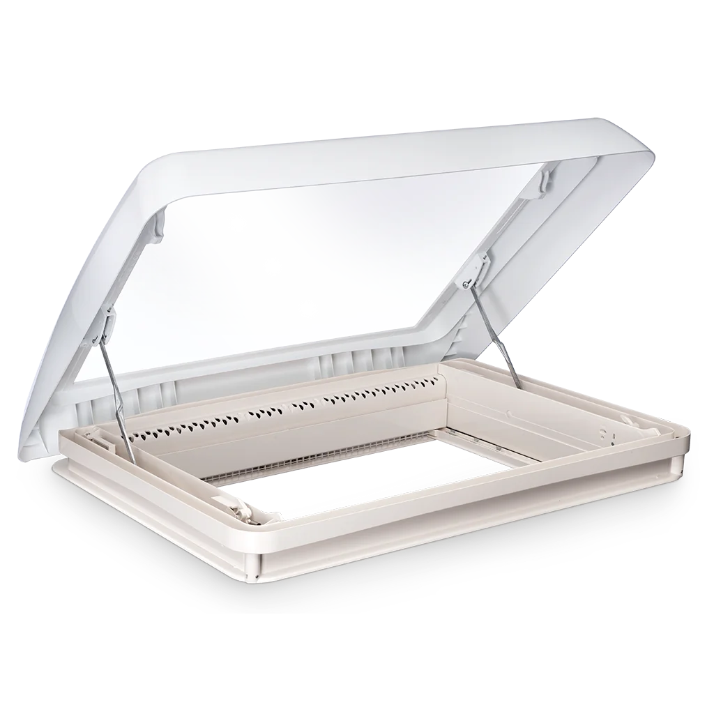 Dometic Midi Heki 700 x 500 Crank Rooflight with Ventilation WHITE - Image 2