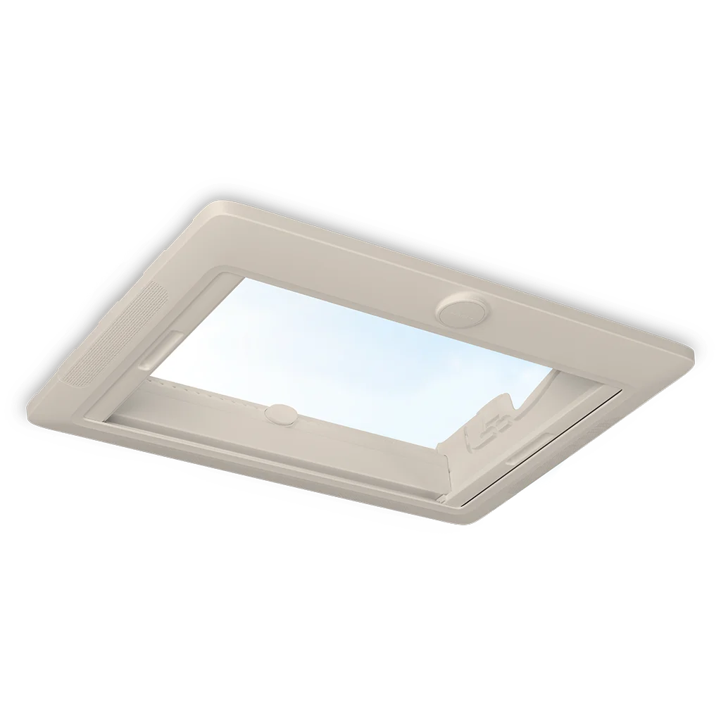 Dometic Midi Heki 700 x 500 Crank Rooflight with Ventilation WHITE - Image 5