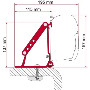 Fiamma Kit Roof Adapter