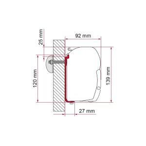 Fiamma Adapter AS 300