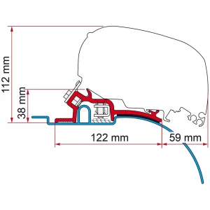 Fiamma Kit Ducato/Jumper/Boxer H2 <06