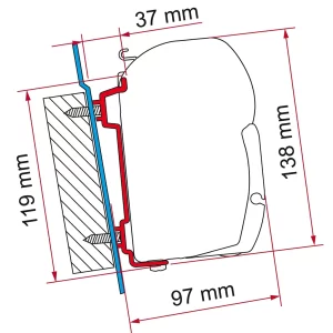 Fiamma Kit Ford Transit H2/H3