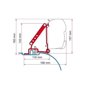 Fiamma Kit Ducato/Jumper/Boxer Highroof>06
