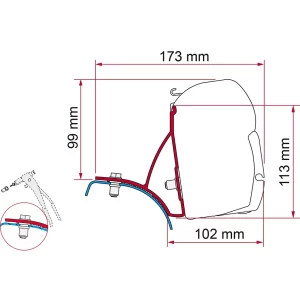 Fiamma Kit Trafic/Vivaro/Primastar