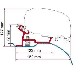 Fiamma Kit Ducato (H2/L4) >06 (F80/F65)